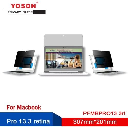 YOSON Pro 13.3 retina notebook computer special Privacy Filter/anti peep film / anti reflection film / anti screen