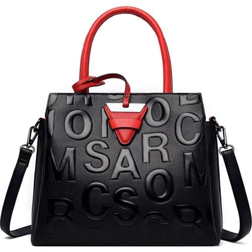 Fashion Women Pu Leather Handbags Large Capacity Ladies Tote Messenger Bags High Quality Female Shoulder Casual Crossbody Bag