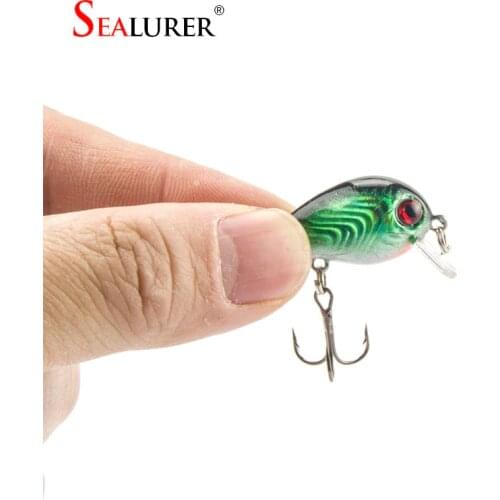 1 PCS Crankbait Plastic Wobbler Fishing Lure China 3CM 1.5G Swimbait Pesca Isca Artificial Bait 10# Hooks Fishing Tackle