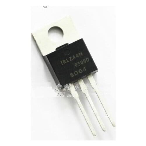 10Pcs IRLZ44N MOSFET 55V 47A TO-220AB New good quality