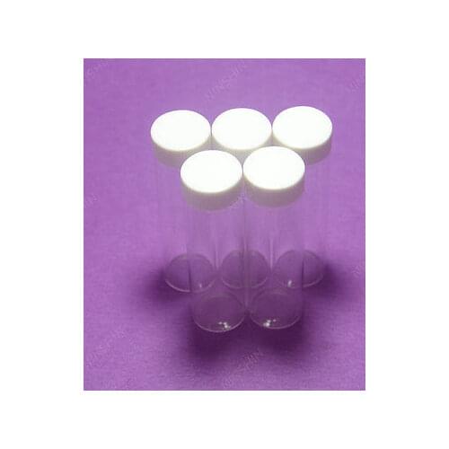 40ML Clear Reagent Bottle,Sample,Penicillin Vials,With PP Screw Lid,5PCS/LOT