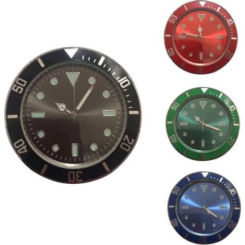 Car Clock Round Air Outlet Separate Pointer Mini Digital Self-adhesive Electronic Watch for Car Styling Decor clock часы в машин