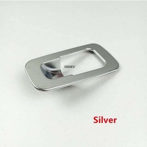 For 2015-2021 Mercedes-Benz W205 W213 GLC X253 C E-Class abs silver car electronic handbrake button holder decorative cover trim