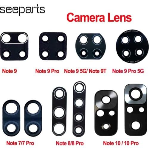 For Xiaomi Redmi Note 7 Rear Camera Lens Back Main Camera Glass Cover For Redmi Note 7 Pro Camera Lens Replacement