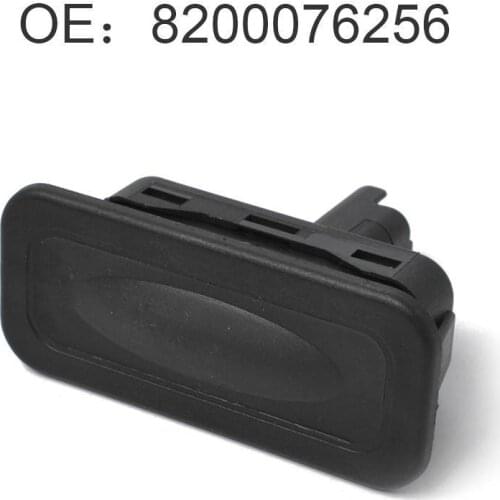 Auto Car Trunk Button Opener Tailgate Boot Opener Release Switch for Renault Megane Clio Captur Scenic Kangoo Black 8200076256