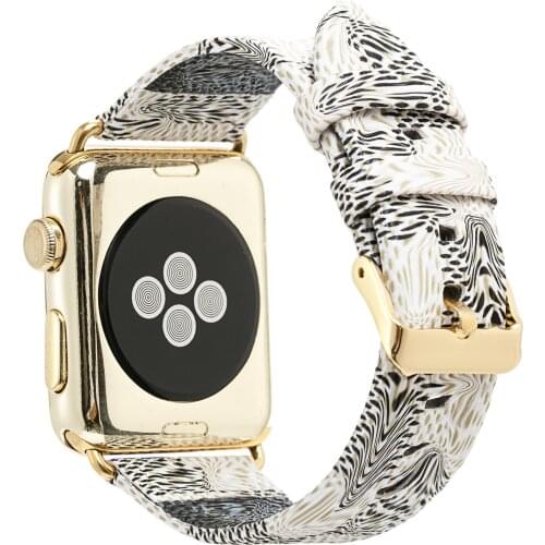 Fashion grid patter Leather for Apple Watch Bands 38MM 40mm 42MM 44mm for iWatch Womens Strap Classic Wristband Series 6 5 4 3 2