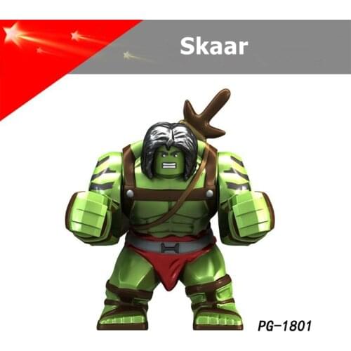 Marvel Avengers Skaar Son of Hulk The Lizard Juggernaut Rhino serum Scorpion Toys Building Block Action Assembling Ornaments