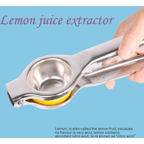 High Quality Stainless Steel Small Portable Household Squeezer Creative Lemon Juice Clamp Kitchen Gadget Manual Juice Squeezer