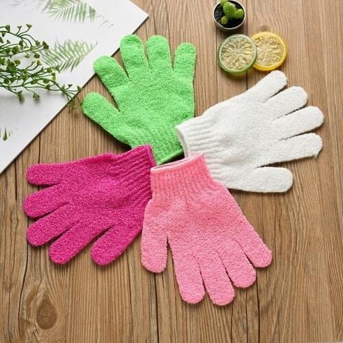 Mitt Glove for Shower Scrub Bath for Resistance Body Peeling Exfoliating Gloves Massage Sponge Wash Skin Moisturizing SPA Foam