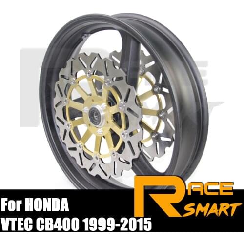 Motorcycle Front Wheel Rims Brake Disc Disk Rotor For HONDA CB400 VTEC 1999-2015 CB-400 2000 2001 2002 2003 2004 2005 2006-2014