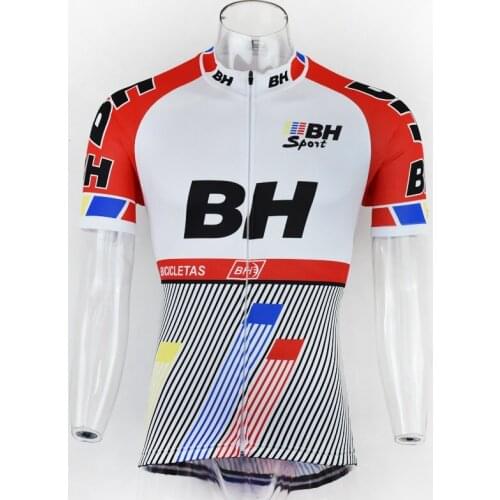 Hot classic pro team retro mens cycling jersey short sleeve mountain road racing cycling clothing quick dry Maillot Ciclismo