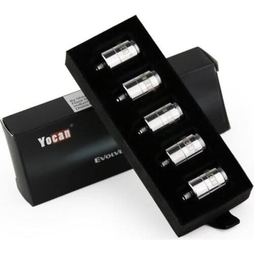 Vmiss 5pcs/box Replacement Head For Yocan Evolve Plus Wax Dual Quartz QDC Ceramic Donut Smoke Accessories