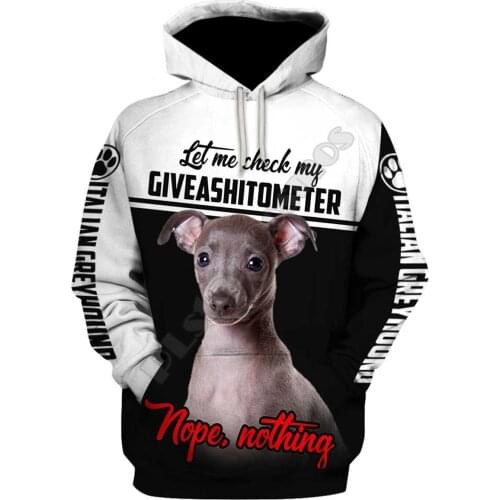 Italian Greyound 3D Hoodies Printed Pullover Men For Women Funny Sweatshirts Fshion Christmas Sweater Drop Shipping 06