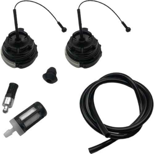 Fuel Gas Cap Oil Cap Compatible with Still MS170 MS180 017 018 Chainsaw 1130 350 0500