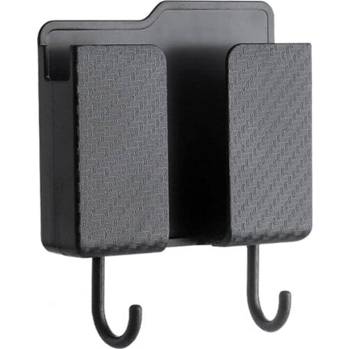 Round Hook up Corner Remote Control Holder Living Room Waterproof Case Home Office Phone Storage Holder