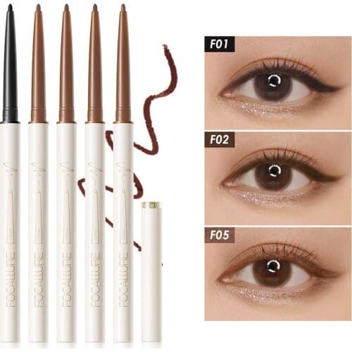 Waterproof Eyeliner Gel Pencil Ultra-fine Eyeliner Gel Professional Long-lasting Matte Eyeliner Gel Pencil Eye Liner Pen Makeup