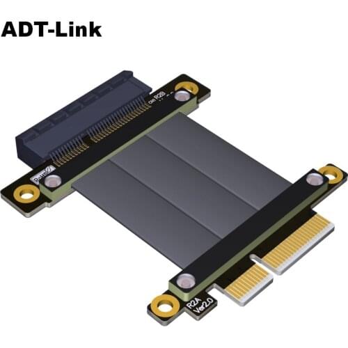 High speed Riser PCI-E 3.0 pcie x4 To x4 pcie3.0 Gen3.0 male To female PCI Express Riser card graphics Extender extension Cable