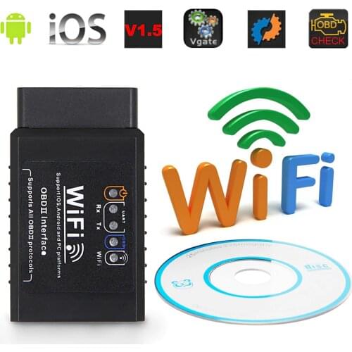 Wifi ELM327 Scanner pic18f25k80 V1.5 OBD2 For Lexus Toyota Corolla Vios Reiz RAV4 Avalon Camry Prius Yaris Car Diagnostic Tools