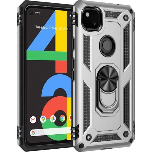 Mokoemi ferro armadura à prova de choque sfor google pixel 4a caso para google pixel 4a telefone celular capa