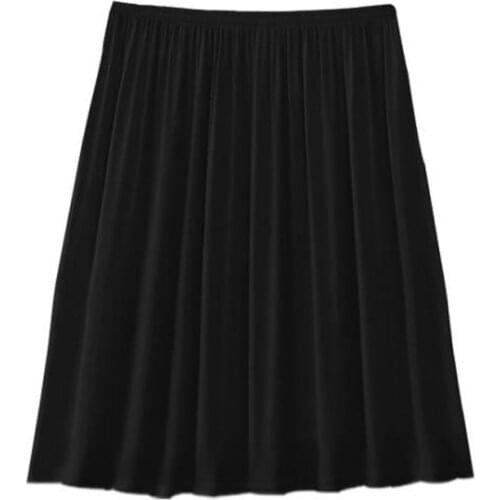 Woman Inner Skirt Under Dress Intimate Modal Half Slip Dress Womens Lingerie Invisibly Smooth Petticoat Short Underskirt