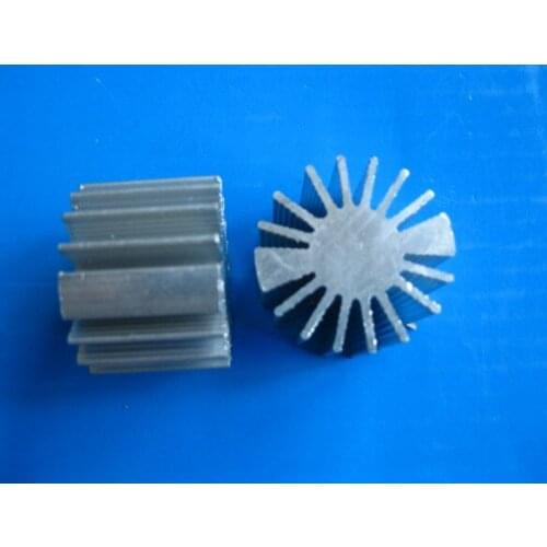 10pcs/lot LED aluminum radiator 1~9W Sunflower aluminum radiator diameter 28mm,solid 13MM,high 10mm heatsink