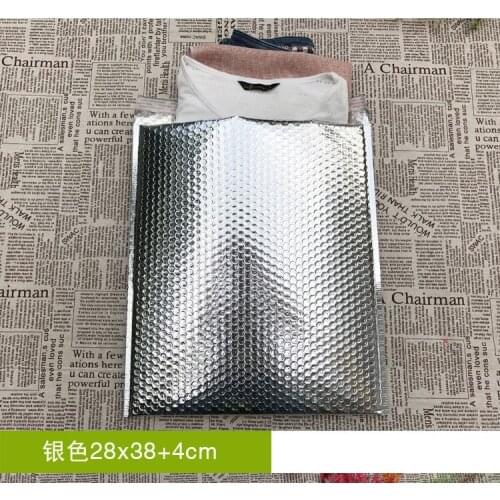 15*18cm+4cm Bubble Mailers Sliver Paper Padded Envelopes Packaging Shipping Bags Gift Holders Bubble Mailing Envelope Bag 50pcs