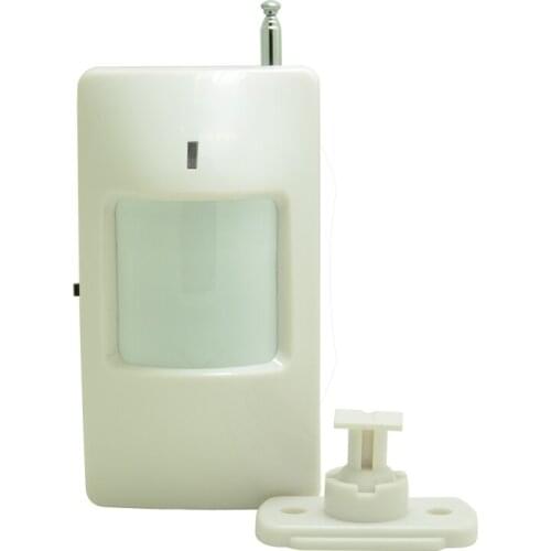 2 PCS) Wireless Infrared Sensor 433MHz Automatic coding to GSM Alarm system Human intruder Alarm Anti Theft 110 degree Holder