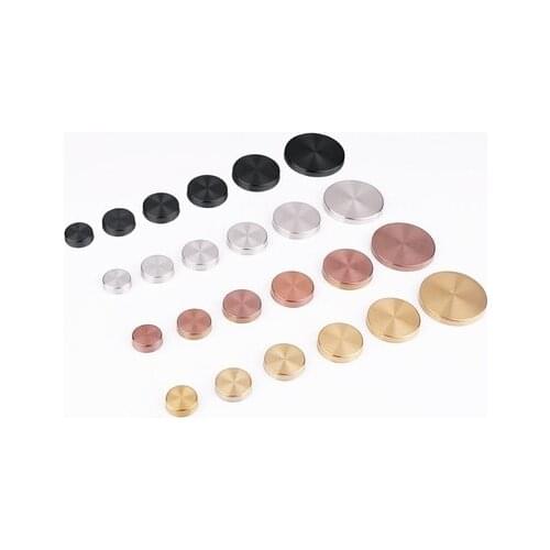 4Set/Bag Glass Fastener Stainless Steel Advertising Screws Mirror Nails Decorative Cover Advertisement Fixing Screw Hardware