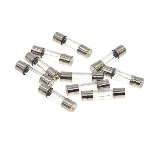 50 piece / batch glass tube fuse fuse 5 x20 6x30 mm 250 V 0.2A 0.5A 1A 2A 3A 4A 5A 6A 8A 10A 12A 15A 20A 30A fuse Free shipping