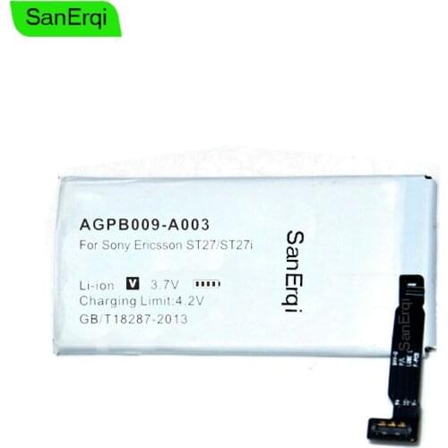 Battery AGPB009-A003 For SONY ST27 ST27i Xperia go ST27a Phone Battery 1265mAh Battery