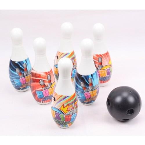 Ball Sports Childrens Toys Plastic Color Box Bowling Puzzle Inside And Outside The Game Early Childhood Toy Outdoor Gifts 2021