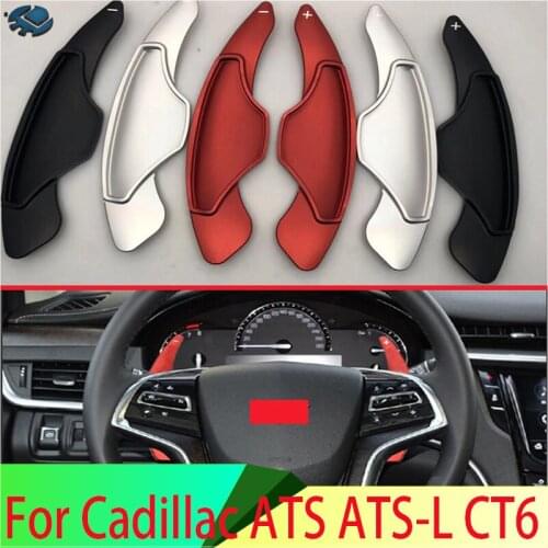For Cadillac ATS ATS-L CT6 Aluminum alloy Steering Wheel Shift Paddle Extension