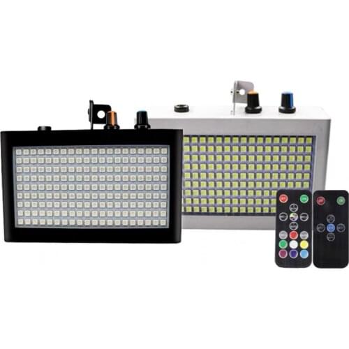 Home Party 180 LED Strobe Flash Light Portable 35W RGB Remote Sound Control Strobe Speed Adjustable Stage Disco Bar Party Club