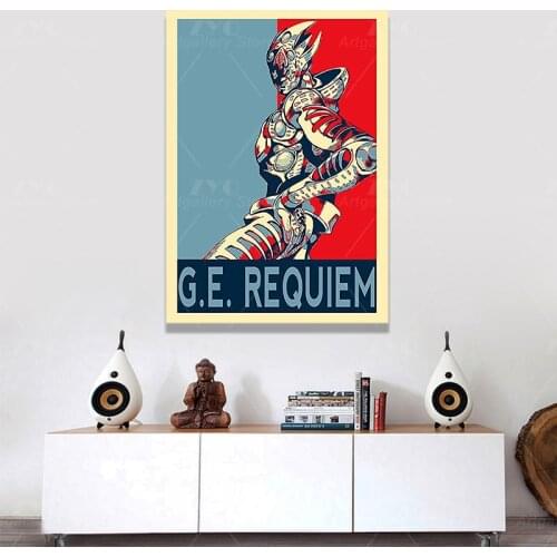 JoJos Bizarre Adventure G.E Requiem Art Picture Prints Home Decor Wall Poster Decoration For Living Room