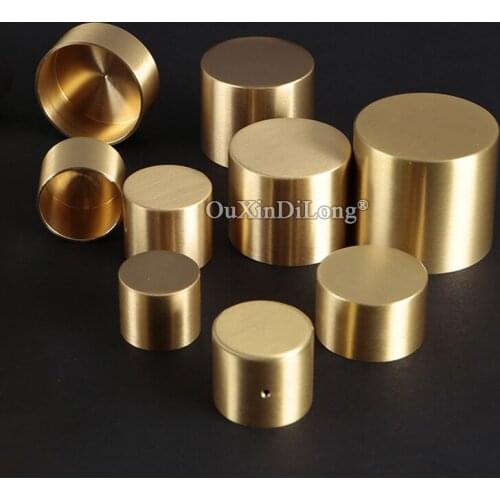 Brand New 4PCS Pure Brass Heavy Furniture Legs Feet Cover Chair Sofa Table Tube Cup Furniture Leg Ferrules