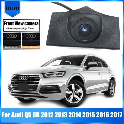 HD Car Front View camera | for Audi Q5 8R 2012 2013 2014 2015 2016 2017 Parking LOGO Camera Night Vision Camera