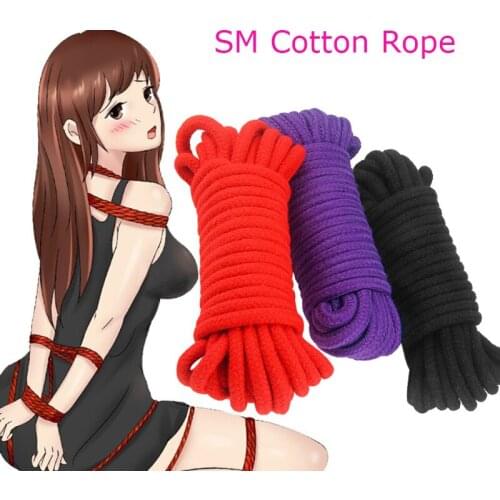 Bondage Cotton Rope 5M Role Play Sex Toys For Couples Erotic Harness Restraint Fetish Adult Games Slut Chastity Sexy Toys
