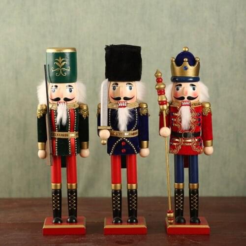 Classical ornaments gift 38 cm Nutcracker puppet soldiers holiday birthday
