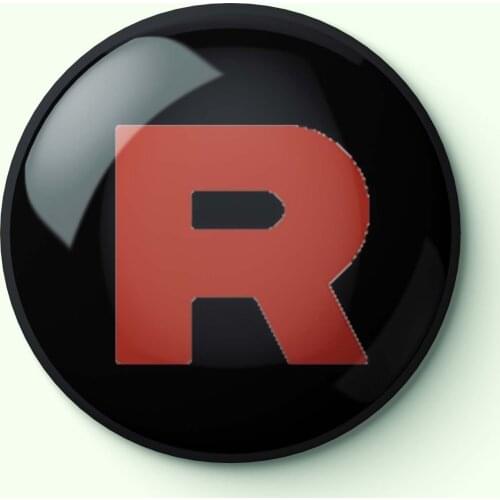 Team Rocket Symbol xlw Soft Enamel Pin Cartoon Clothes Brooch Jewelry Hat Creative Decor Metal Lover Cute Funny Fashion Badge