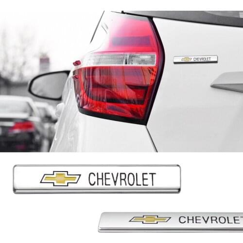 3D Metal Car Styling Emblem Badge Sticker Decals Auto Accessories For Chevrolet Cruze Lacetti Niva Aveo T250 Cobalt Captiva Trax