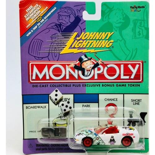 Johnnylightning 1:64 monopolys Diecast Collection of Simulation Alloy Car Model Children Toys