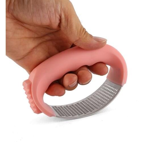 Stainless Garlic Press Manual Garlic Press Device Kitchen Household Press Squeezer Ginger Garlic Tools Kitchen Accessories