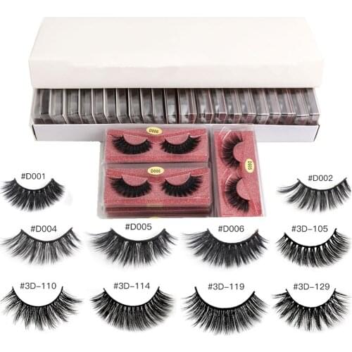 MAGEFY 10/20 Pairs Mink Eyelashes Wholesale Lashes Soft Volume Natural Eyelasehs Makeup 3d Mink Lashes In Bulk makeup stickers