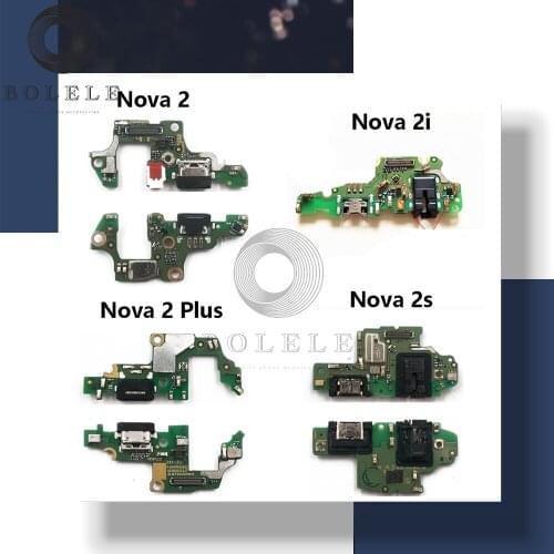 Original Charge Board For Huawei Nova 2S 2i 2 Plus Nova2 USB Charger Port Dock Connector Plug Board Charge Charging Flex Cable