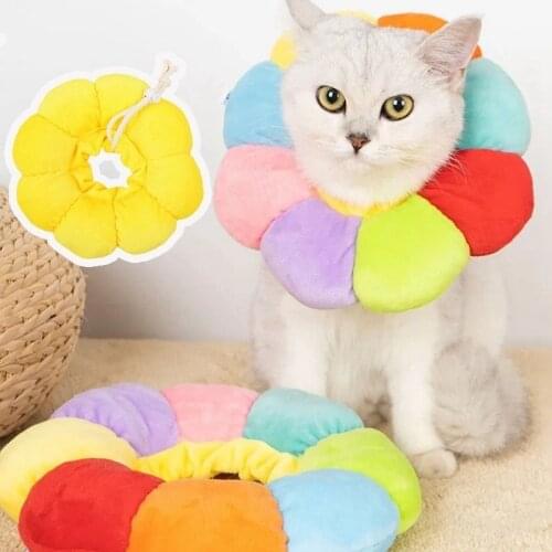 Cat Collar Pet Protective Dogs Wound Healing Protection Elizabethan Collar Anti-bite Recovery Circle Elizabeth Circle
