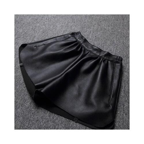 Top brand Fashion 2020 New Genuine Sheep Leather Shorts G5 high quality