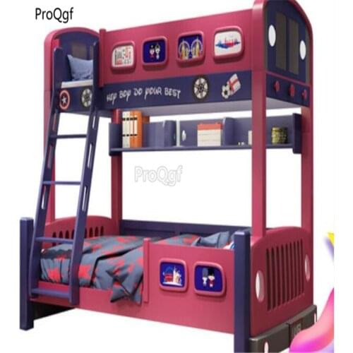 Prodgf 1Pcs A Set ins Children Up Down Comfortable Bedroom Bed