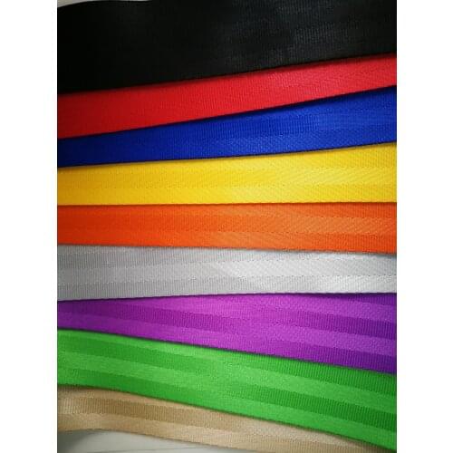 1M car modified seat belt webbing 3C standard certified DIY Backpack Pet Belt Crafts Material child safety belt car accessories