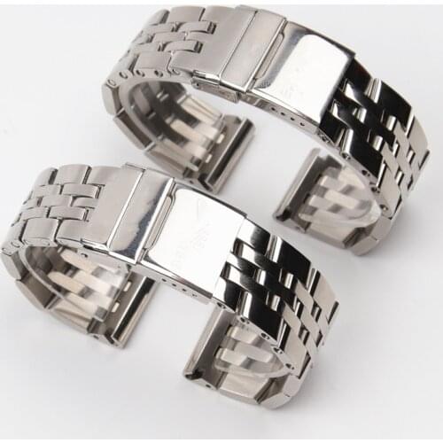 20mm 22mm 24mm solid metal 316L stainless steel watchband for breitling Watch strap mens watch bracelet for A49350 AB042011