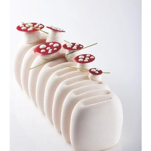 Caterpillar Shape Silicone Cake Mold Mousses Mould 3D Cupcake Ice Cream Baking DIY Moule Jelly Pudding Muffin